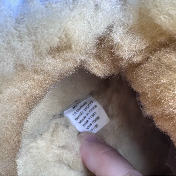 LL Bean Men's Wicked Good Lodge Chukkas Booties Moccasins Brown Size 10 Medium - Picture 12 of 14